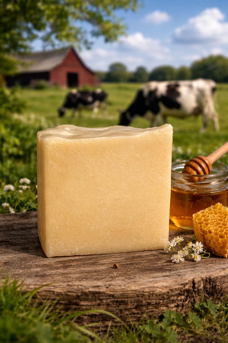 100% Tallow Bar infused Honey