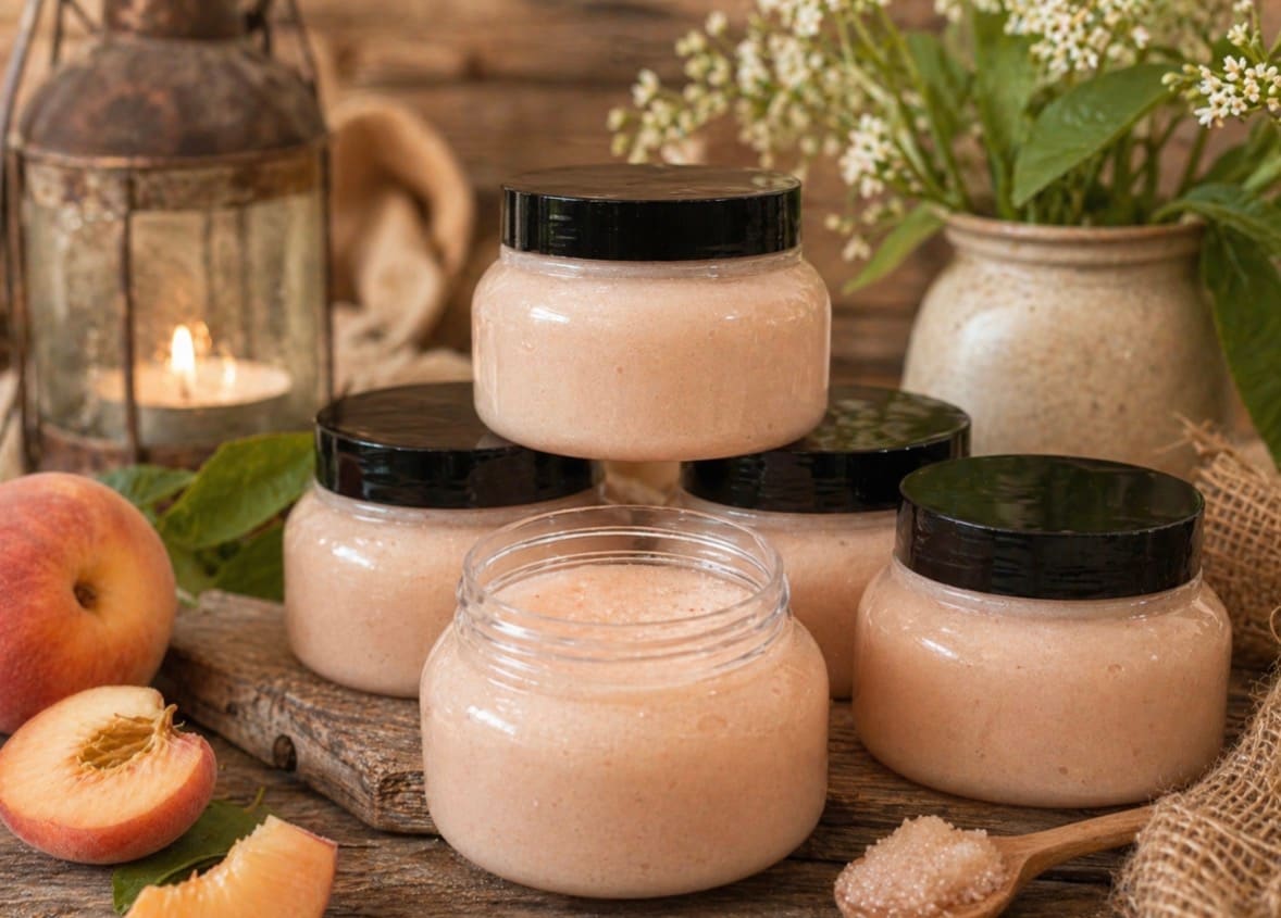 Peach Body Scrub