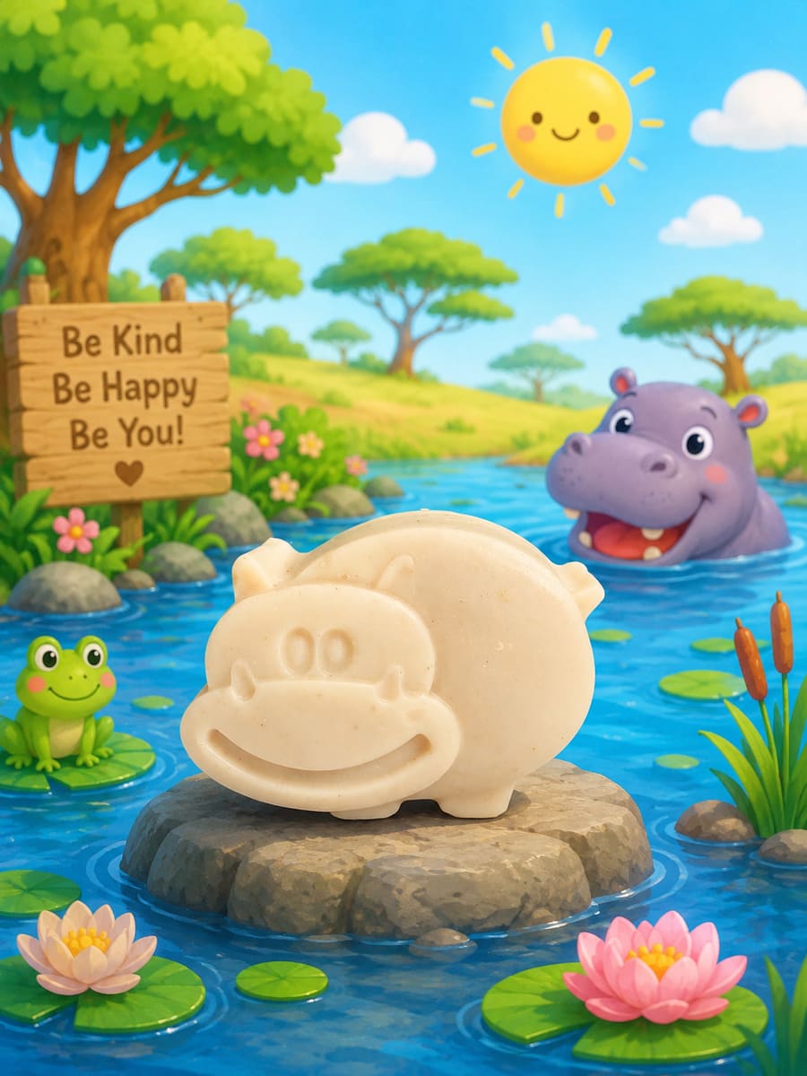 100% Gentle Goat Milk Soap Ms. Hippo