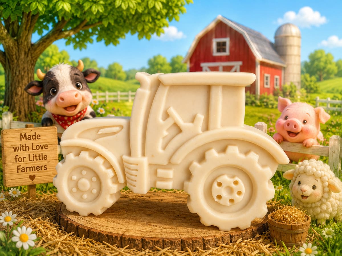 100% Gentle Goat Milk Soap Large Tractor