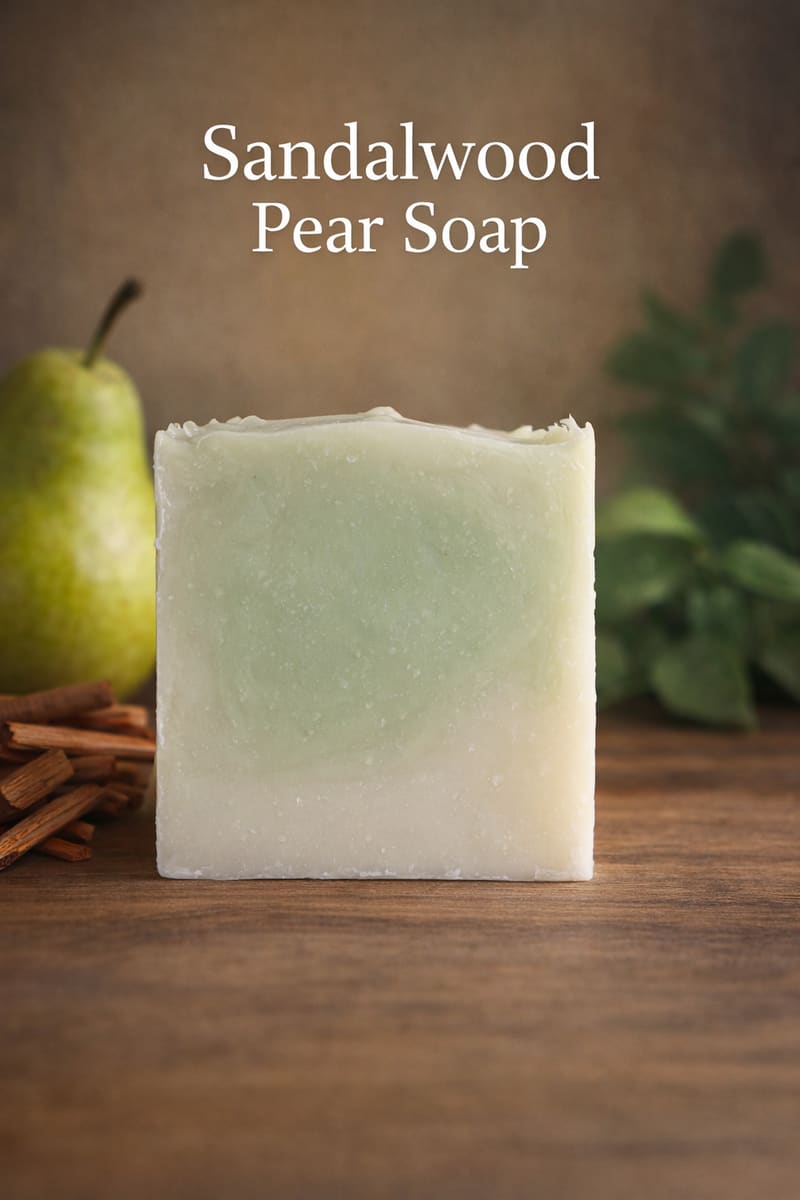 Sandalwood Pear Bar Soap